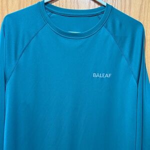 Baleaf UPF50+Forest Green Long Sleeve Performance Top